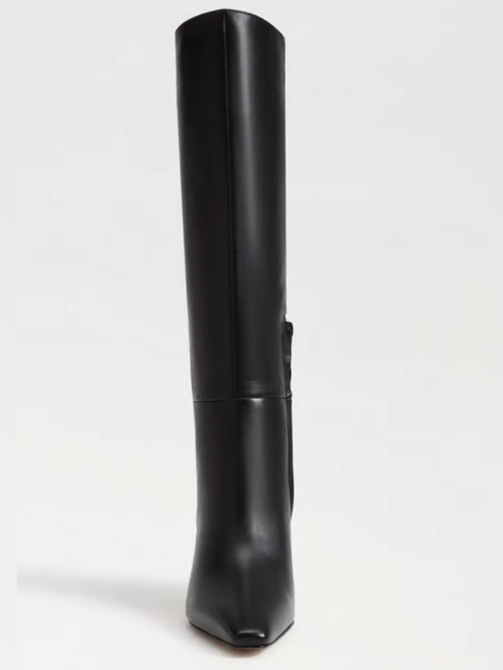 Sam Edelman Black Knee-high Pointed-Toe Slim Heeled Boots: size 10M/wide calf - Picture 1 of 6